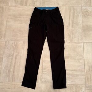 Amazon Uniform Pants Luly Yang Women XS 0-2 31" Inseam Black Cargo Performance